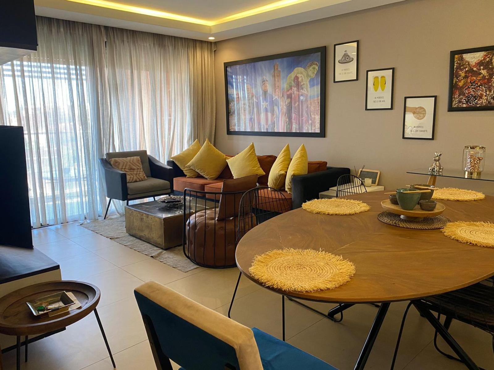 Luxueux Appart Hivernage Avec Vue Sur L"Atlas Marrakesch Exterior foto